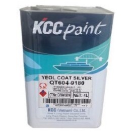 Sơn Chịu nhiệt KCC 400 độ QT604-9180 Màu bạc