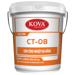 Sơn Công Nghiệp Đa Năng KOVA CT-08 Nhám ( Màu Khác) 20kg