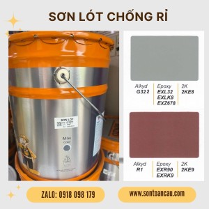 Sơn lót chống rỉ Alkyd 17.5L - Màu xám