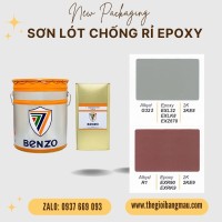 Sơn lót chống rỉ Epoxy Benzo 17.5L - Màu đỏ